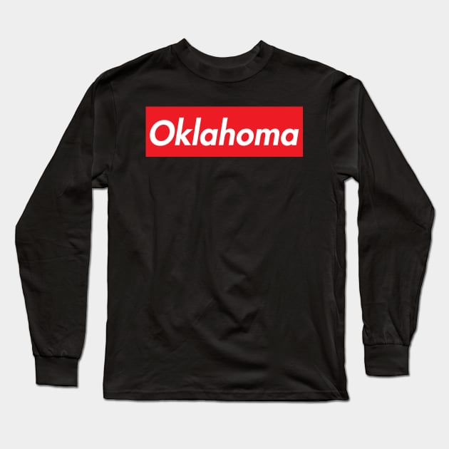 OKLAHOMA SUPER USA LOGO Long Sleeve T-Shirt by elsa-HD